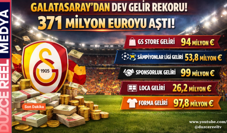 Galatasaray’dan Dev Gelir Rekoru!