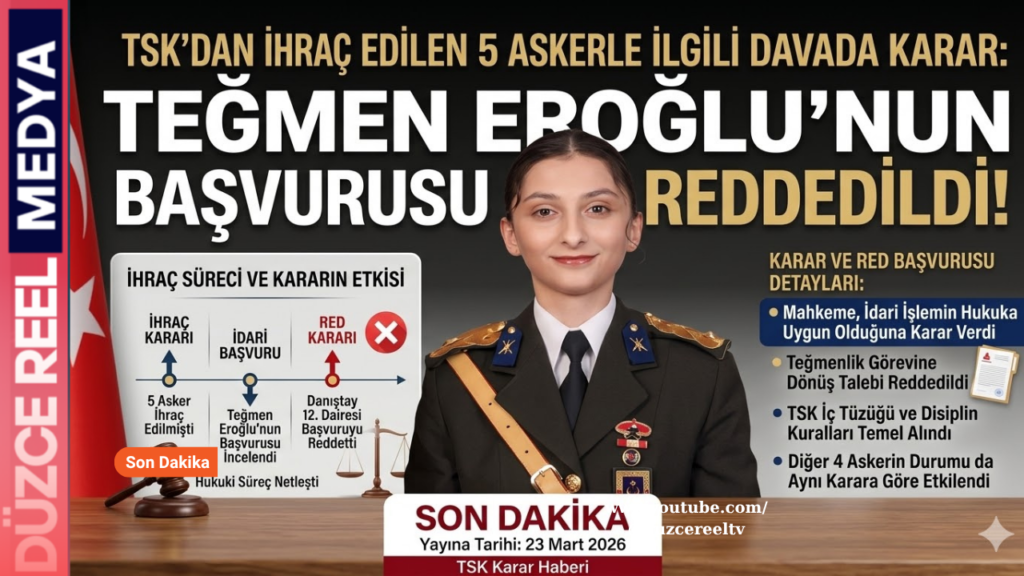 TSK’DAN İHRAÇ EDİLEN 5 ASKERLE İLGİLİ DAVADA KARAR: