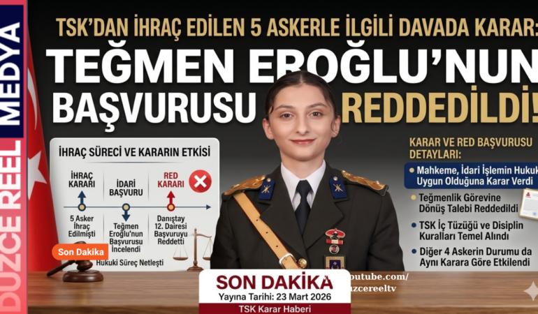 TSK’DAN İHRAÇ EDİLEN 5 ASKERLE İLGİLİ DAVADA KARAR: