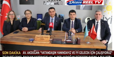 AV. AKDOĞAN: “VATANDAŞIN YANINDAYIZ”