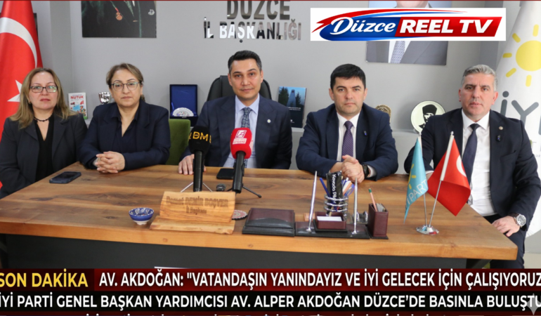 AV. AKDOĞAN: “VATANDAŞIN YANINDAYIZ”