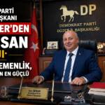 DEMOKRAT PARTİ DÜZCE İL BAŞKANI İSA ŞEKER’DEN 23 NİSAN MESAJI: