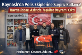 Kaynaşlı’da Polis Ekiplerine Sürpriz Kutlama!