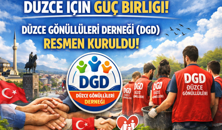 Düzce Gönüllüleri Derneği (DGD) Kuruldu!