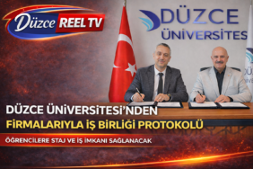 DÜZCE ÜNİVERSİTES YAZILIM ŞİRKETİ İLE PROTOKOL İMZALANDI!