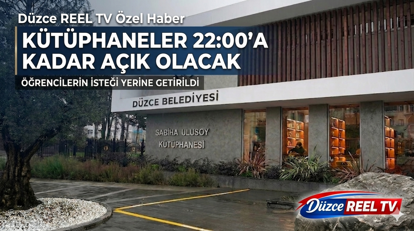 Kütüphaneler 22.00’ye Kadar Açık Olacak