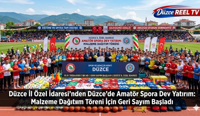 Düzce İl Özel İdaresi’nden Amatör Spora Dev Yatırım: