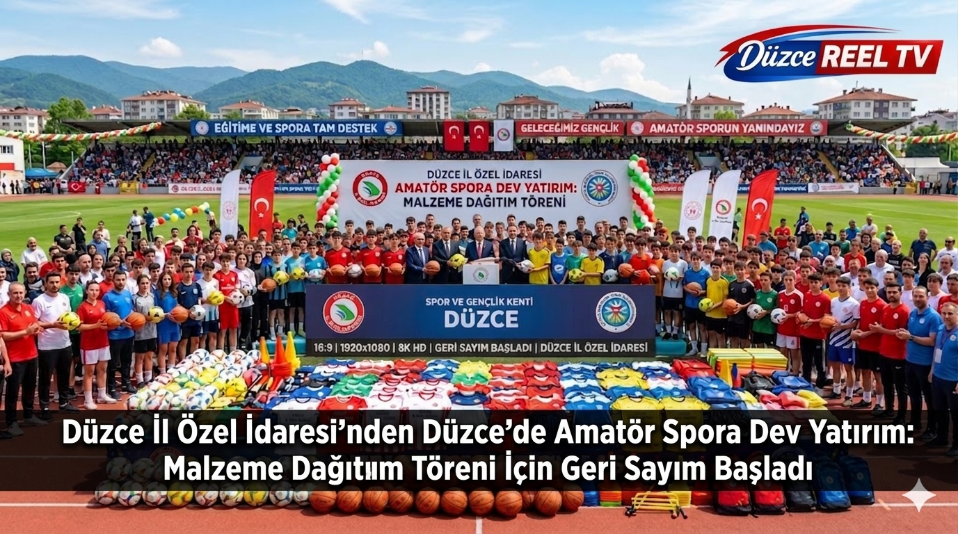 Düzce İl Özel İdaresi'nden Amatör Spora Dev Yatırım: