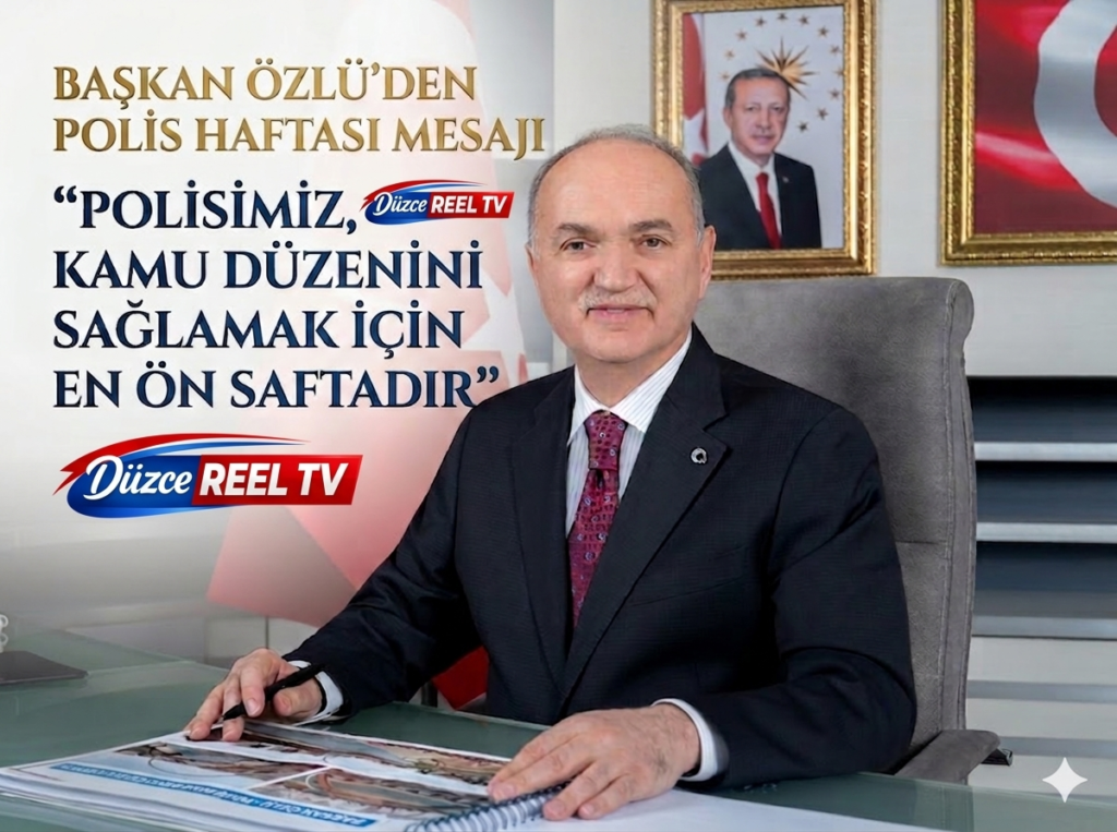 DÜZCE – Düzce Belediye Başkanı Dr. Faruk Özlü, Türk Polis Teşkilatı’nın kuruluş yıl dönümü ve Polis Haftası dolayısıyla bir kutlama mesajı yayımladı. Başkan Özlü mesajında, kamu düzeninin tesisi ve vatandaşların huzuru için mesai mefhumu gözetmeksizin görev yapan emniyet mensuplarına teşekkür ederek, polislik mesleğinin kutsallığına vurgu yaptı.