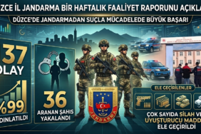 Düzce’de Jandarmadan Suçla Mücadelede Büyük Başarı