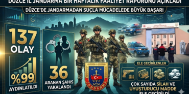 Düzce’de Jandarmadan Suçla Mücadelede Büyük Başarı