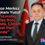 Başkan Yusuf Kısa: "Vatandaş Borç Batağında