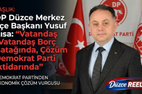 Başkan Yusuf Kısa: "Vatandaş Borç Batağında
