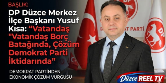 Başkan Yusuf Kısa: "Vatandaş Borç Batağında
