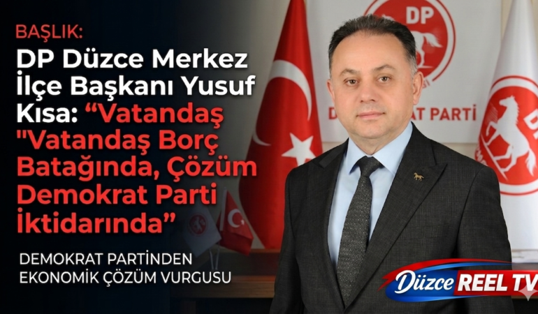 Başkan Yusuf Kısa: "Vatandaş Borç Batağında