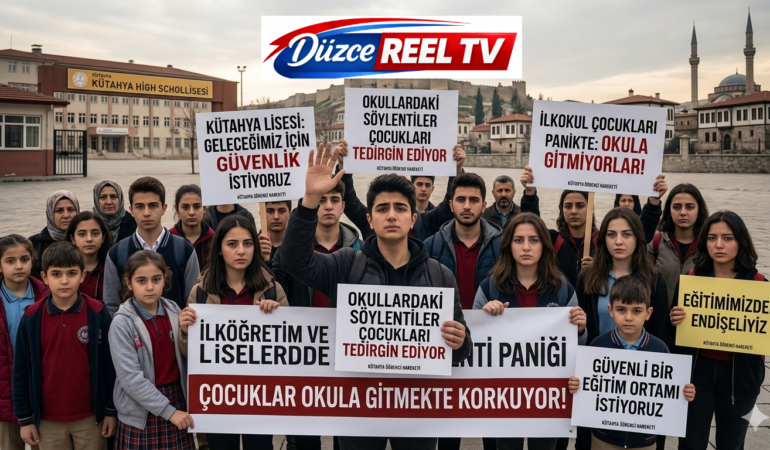 KÜTAHYA’DA ÖĞRENCİLERDEN RESMİ MAKAMLARA ÇAĞRI: