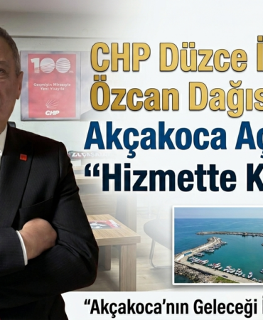 Başkan Özcan Dağıstanlı’dan Akçakoca Açıklaması: