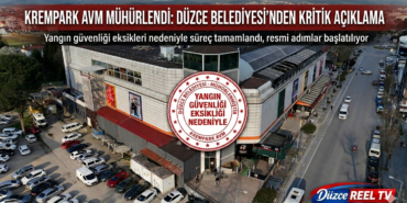 Cumhurbaşkanlığı talimatları doğrultusunda başlatılan denetimler kapsamında Düzce’de faaliyet gösteren alışveriş merkezlerine yönelik incelemelerde önemli gelişmeler yaşandı. Düzce Belediyesi tarafından yapılan açıklamada, Krempark AVM’nin yangın güvenliği başta olmak üzere mevzuata aykırı eksiklikleri nedeniyle mühürlendiği ve sürecin titizlikle yürütüldüğü bildirildi.