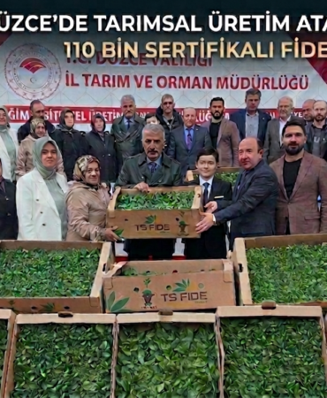 300 Çiftçiye 110 Bin Sertifikalı Fide Desteği