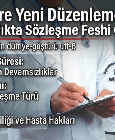 Sağlıkta Yeni Disiplin Adımı: