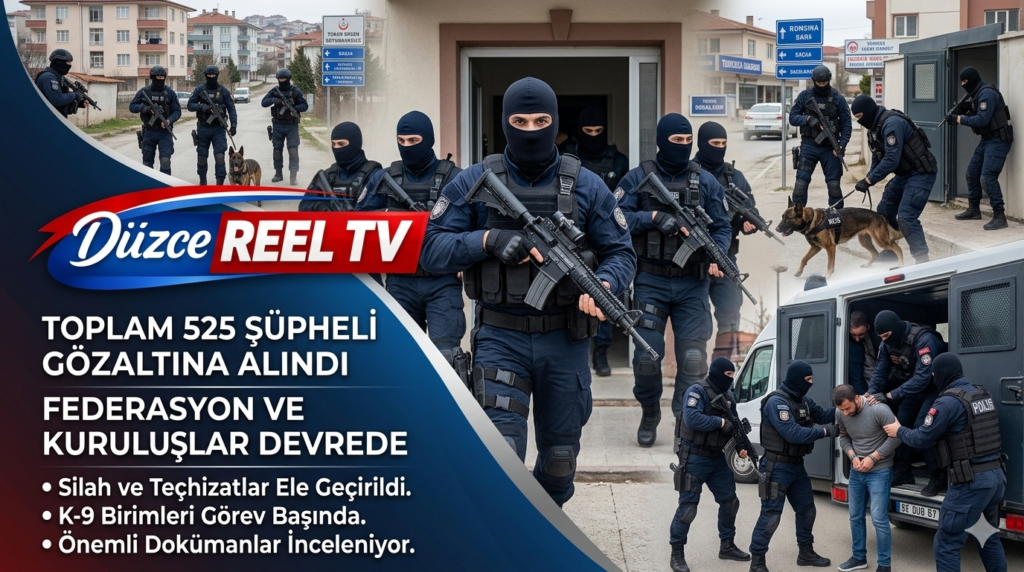 56 ilde eş zamanlı Deaş Operasyon 525 Kişi Gözaltına Alındı;