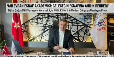 Başkan Serdngeçti “Ahi Evran Esnaf Akademisi Kurulmalı”