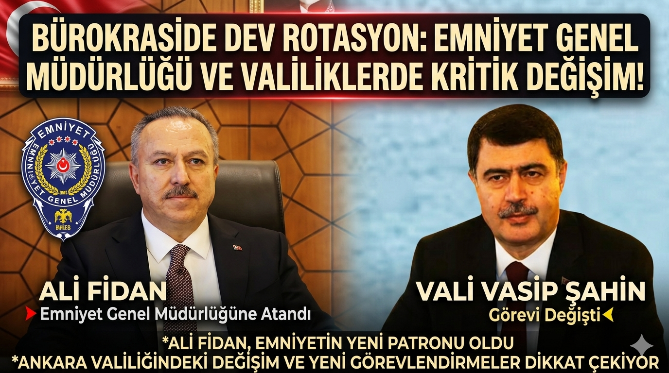 Emniyet Genel Müdürlüğü ve Valiliklerde Kritik Değişim!