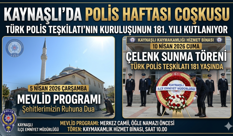 Türk Polis Teşkilatı’nın 181. Yılı Coşkuyla Kutlanacak