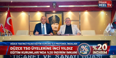 Düzce TSO İnci Yıldız Eğitim Kurumu İle Protokol İmzaladı