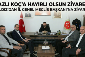 Başkan Yıldız’dan İl Genel Meclis Başkanı Fazlı Koç’a Hayırlı Olsun Ziyareti