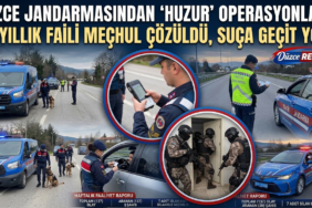 Düzce Jandarmasından 'Huzur' Operasyonları: