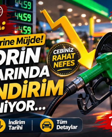 Son Dakika: Motorine 4.35 TL İndirim!