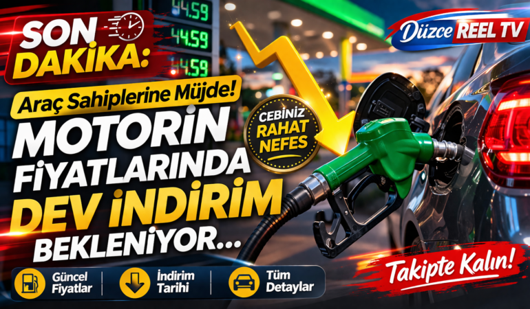 Son Dakika: Motorine 4.35 TL İndirim!