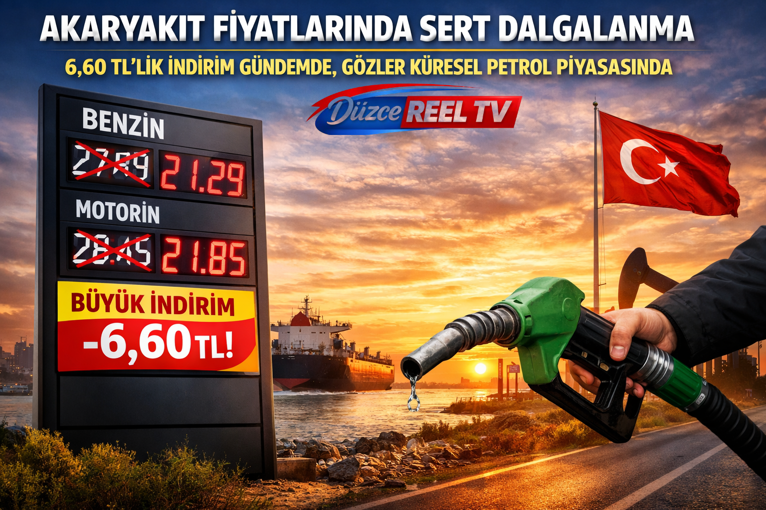 AKARYAKIT FİYATLARINDA SERT DALGALANMA: