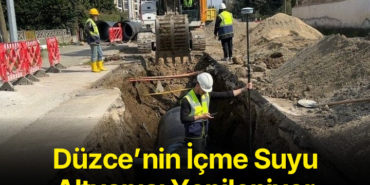 Düzce'nin İçme Suyu Altyapısı Yenileniyor: Şebeke Yenileme Çalışmaları Hız Kesmeden Sürüyor
