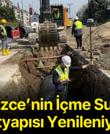Düzce'nin İçme Suyu Altyapısı Yenileniyor: Şebeke Yenileme Çalışmaları Hız Kesmeden Sürüyor