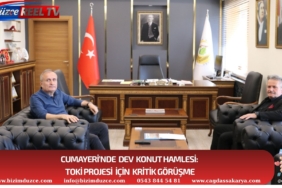 Cumayeri’nde Dev Konut Hamlesi: TOKİ Projesi İçin Kritik Görüşme