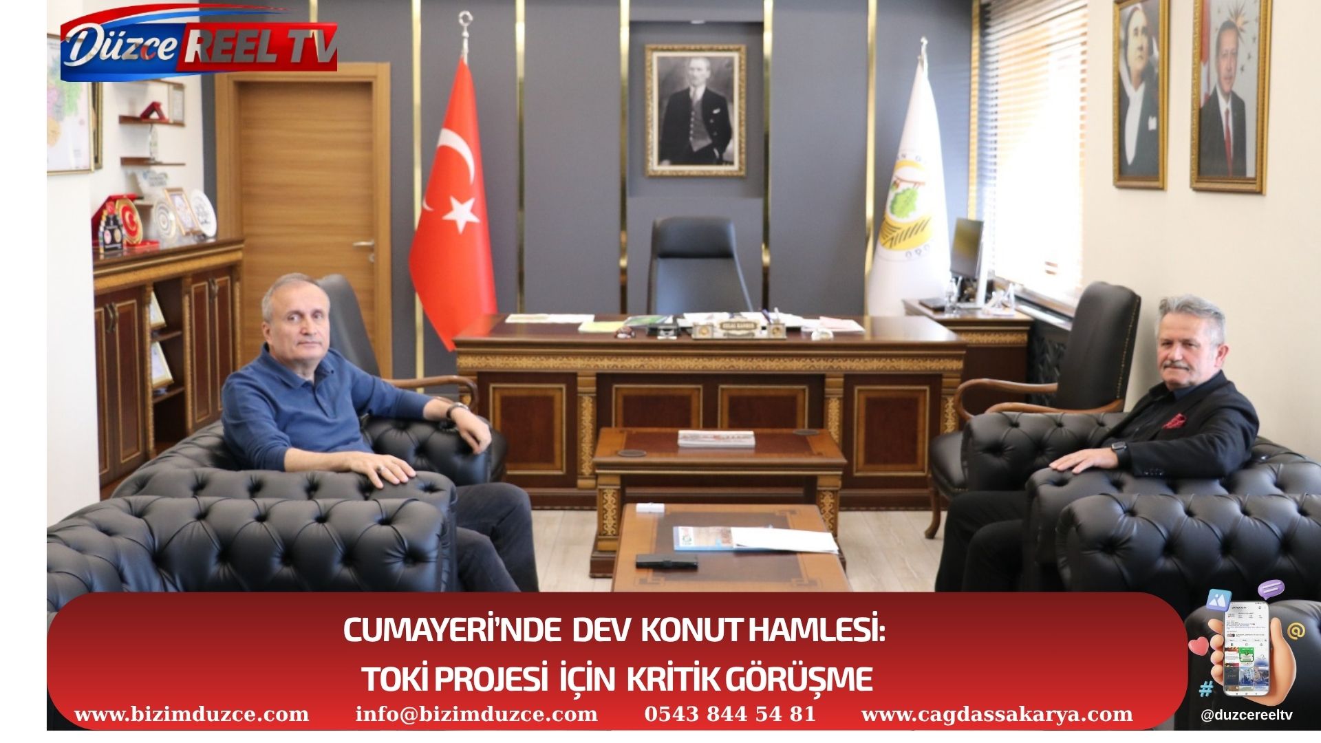 Cumayeri’nde Dev Konut Hamlesi: TOKİ Projesi İçin Kritik Görüşme