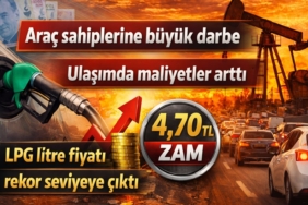LPG litre fiyatı'na rekor zam!