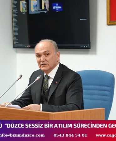BAŞKAN ÖZLÜ “DÜZCE SESSİZ BİR ATILIM SÜRECİNDEN GEÇİYOR”