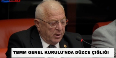 TBMM GENEL KURULU'NDA DÜZCE ÇIĞLIĞI