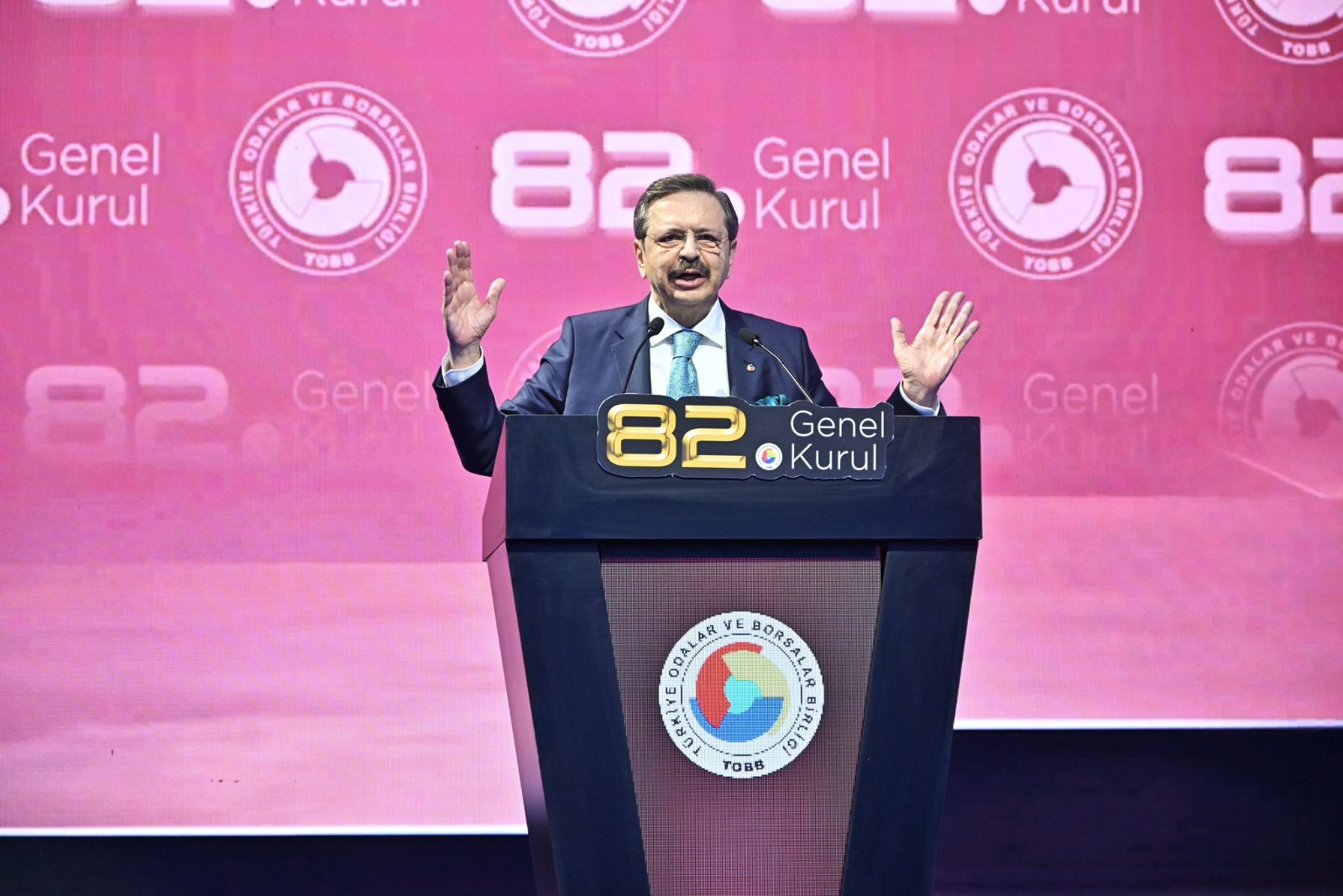 ERDOĞAN BIYIK VE DÜZCE TSO HEYETİ TOBB GENEL KURULU’NDA YERİNİ ALDI: