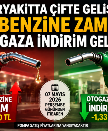 AKARYAKITTA ÇİFTE GELİŞME: BENZİNE ZAM, OTOGAZA İNDİRİM GELİYOR