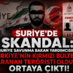 Suriye Türkiye’nin Kırmızı Bültenle Aranan Teröristi Bakan Yardımcısı Atadı!