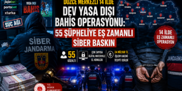 Düzce Merkezli 14 İlde Dev Yasa Dışı Bahis Operasyonu: