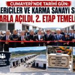 CUMAYERİ’NDE GALERİCİLER VE KARMA SANAYİ SİTESİ DUALARLA AÇILDI