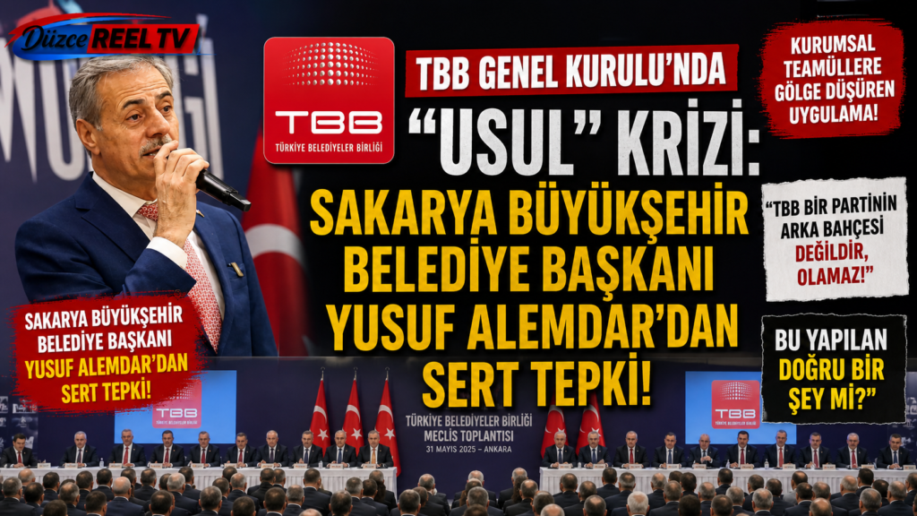 Sakarya Büyükşehir Belediye Başkanı Yusuf Alemdar’dan Sert Tepki!