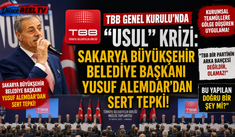 Sakarya Büyükşehir Belediye Başkanı Yusuf Alemdar’dan Sert Tepki!