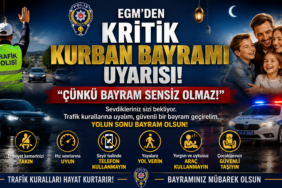 EGM'den Kritik Kurban Bayramı Uyarısı: