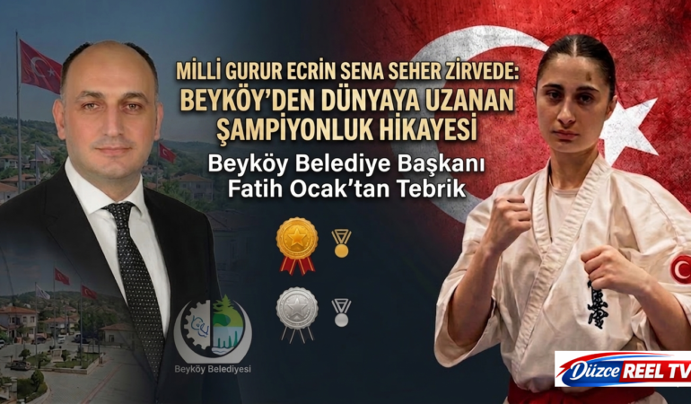MİLLİ GURUR ECRİN SENA SEHER ZİRVEDE: BEYKÖY’DEN DÜNYAYA UZANAN ŞAMPİYONLUK HİKAYESİ